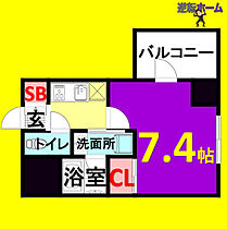 レジデンス東別院スクエア(旧ヴィークブライト名古屋東別院)  ｜ 愛知県名古屋市中区平和1丁目（賃貸マンション1K・2階・25.20㎡） その2