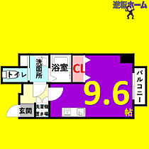 クリスタルテラス本山 402 ｜ 愛知県名古屋市千種区清住町1丁目98-1（賃貸マンション1R・3階・27.25㎡） その2