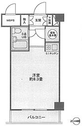 ルックハイツ横浜台町の間取図画像