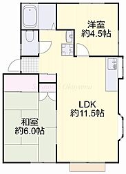 センティア園 2LDKの間取図画像