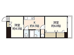 センチュリーふなばし 2Kの間取図画像
