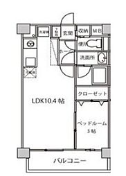 ラ・ホヤ・ハナクマ 1LDKの間取図画像