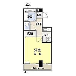 TGハイツ 1Kの間取図画像