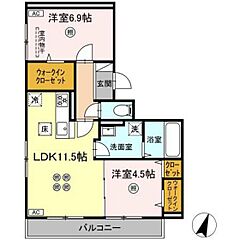物件の間取り
