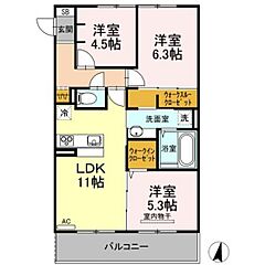物件の間取り