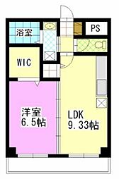 マリアージュ 1LDKの間取図画像