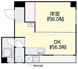 メーゾンS 1DKの間取図画像