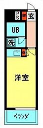 朝日プラザ岡山中山下 ワンルームの間取図画像