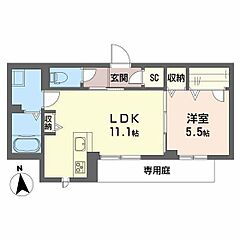 物件の間取り