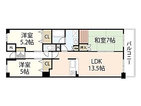 クレストコート門田  ｜ 岡山県岡山市中区門田本町3丁目（賃貸マンション3LDK・1階・72.22㎡） その2