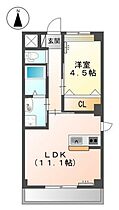 岡山県岡山市北区下伊福2丁目（賃貸マンション1LDK・4階・40.50㎡） その2