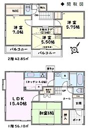 越谷市千間台西4丁目　中古一戸建