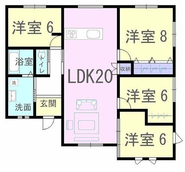 間取りを拡大表示