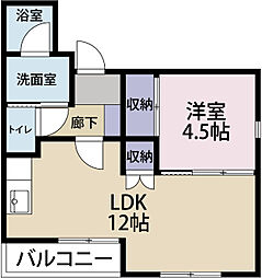 間取図画像 1LDK