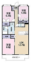 ラークビレッジ 4D ｜ 静岡県富士市松本（賃貸マンション3LDK・4階・65.49㎡） その2