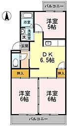 間取図画像 3DK