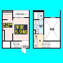 Force高畑(フォルスタカバタ)  ｜ 愛知県名古屋市中川区中郷2丁目243（賃貸アパート1R・2階・22.37㎡） その2