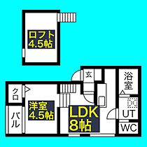 CASA1  ｜ 愛知県名古屋市中村区千原町8-20（賃貸アパート1LDK・1階・30.05㎡） その2