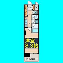 CASAα名駅南  ｜ 愛知県名古屋市中村区名駅南4丁目1-7（賃貸マンション1K・8階・26.99㎡） その2