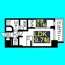 愛知県名古屋市西区押切2丁目1-29（賃貸マンション1LDK・14階・33.43㎡） その2