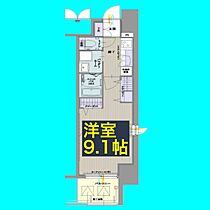 パルティール名西  ｜ 愛知県名古屋市西区枇杷島2丁目15-11（賃貸マンション1K・2階・28.85㎡） その2