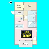 コレクション城西South  ｜ 愛知県名古屋市西区城西2丁目19-14（賃貸アパート1LDK・2階・38.92㎡） その2