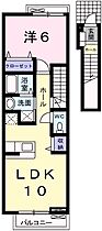 兵庫県姫路市四郷町東阿保（賃貸アパート1LDK・2階・41.98㎡） その2