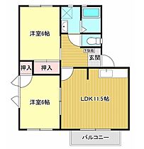 兵庫県加古川市平荘町養老（賃貸アパート2LDK・2階・52.00㎡） その1