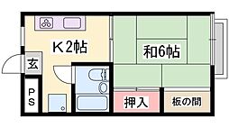 ユニハイツ田村I 2階