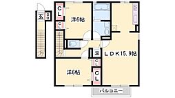 セジュールM・青山西 2階