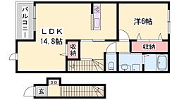 ソレイユ I番館 2階