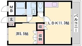 兵庫県加古川市別府町新野辺北町５丁目（賃貸アパート1LDK・1階・41.04㎡） その2