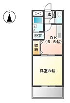 兵庫県姫路市飾磨区上野田６丁目（賃貸マンション1DK・3階・30.96㎡） その2