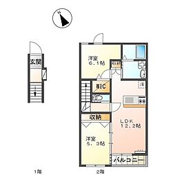 ニューパレス佑錦II 2階