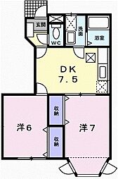 アメニティー北平野A 1階/102