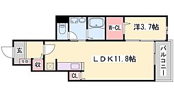 ステラ・ポラーレ 1LDKの間取図画像
