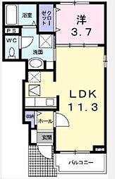 アンソレイエ飾磨 II番館 1階