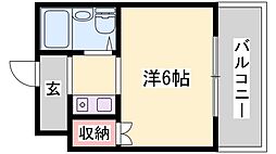ピースハイツ 1階