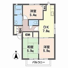 物件の間取り