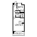 THEMUSE栗山8階7.2万円
