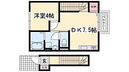 アットホーム和久 1DKの間取図画像