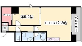 兵庫県加古川市加古川町平野（賃貸マンション1LDK・3階・44.76㎡） その2