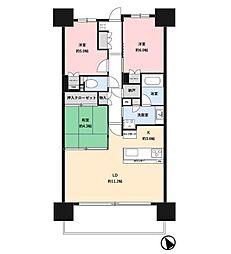 間取図画像 3LDK