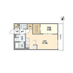 間取図画像 1LDK