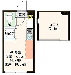 間取図画像 ワンルーム