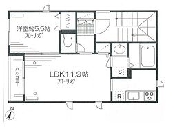 サンメゾン初台 1LDKの間取図画像