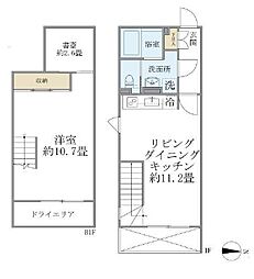 ALERO新中野II 1SLDKの間取図画像