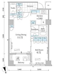 物件の間取り