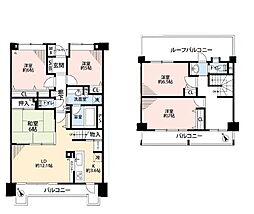 コスモ・ザ・パークス浦和 5LDKの間取図画像