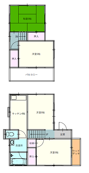 間取りを拡大表示